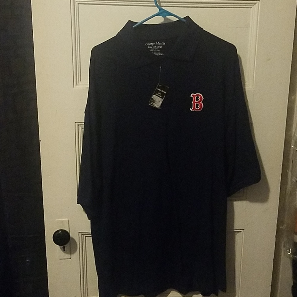 george martin redsox polo